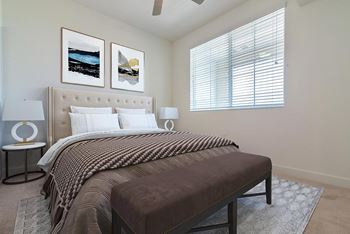 Bedroom with window view